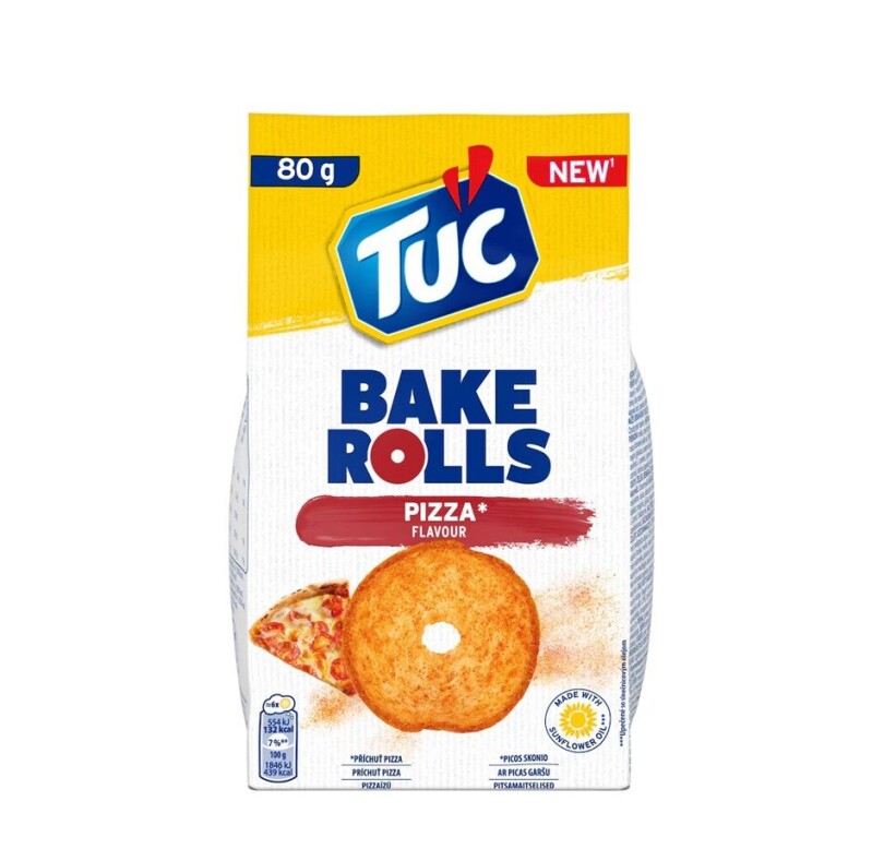 Tuc Bake Rolls Pizza 80 g 